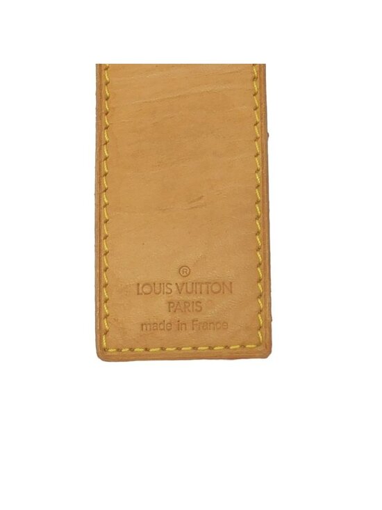 Louis Vuitton multicolore bookmark / bag charm - Good or Bag Louis Vuitton Marque Page Cadeau Monogram Bookmarker White and Camel